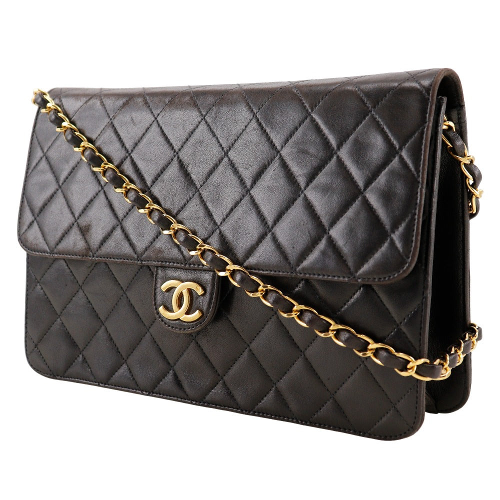 Chanel CC Matelasse Chain Shoulder Pochette Leather Shoulder Bag 51530** in New Condition