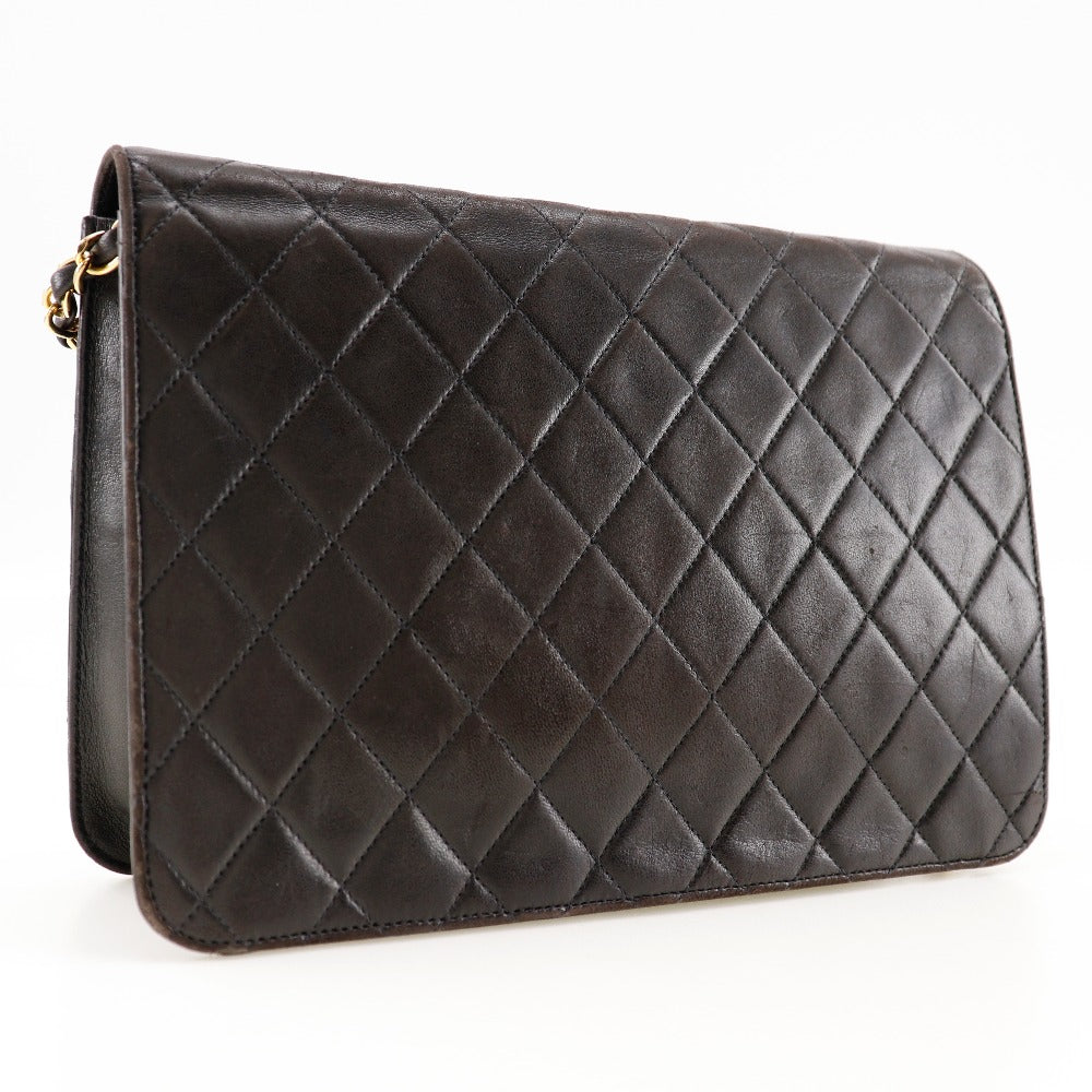 Chanel CC Matelasse Chain Shoulder Pochette Leather Shoulder Bag 51530** in New Condition