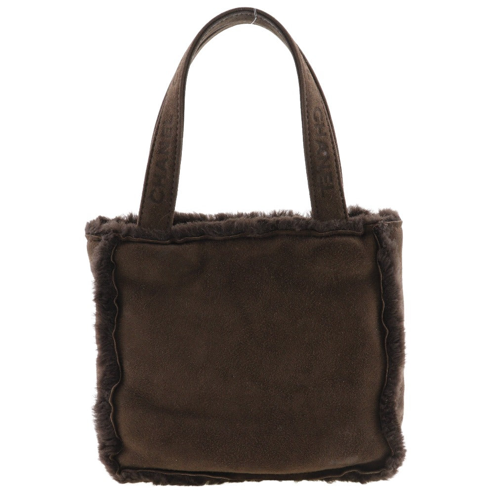 Chanel Mouton Tote Bag Natural Material Handbag 51079 in New Condition