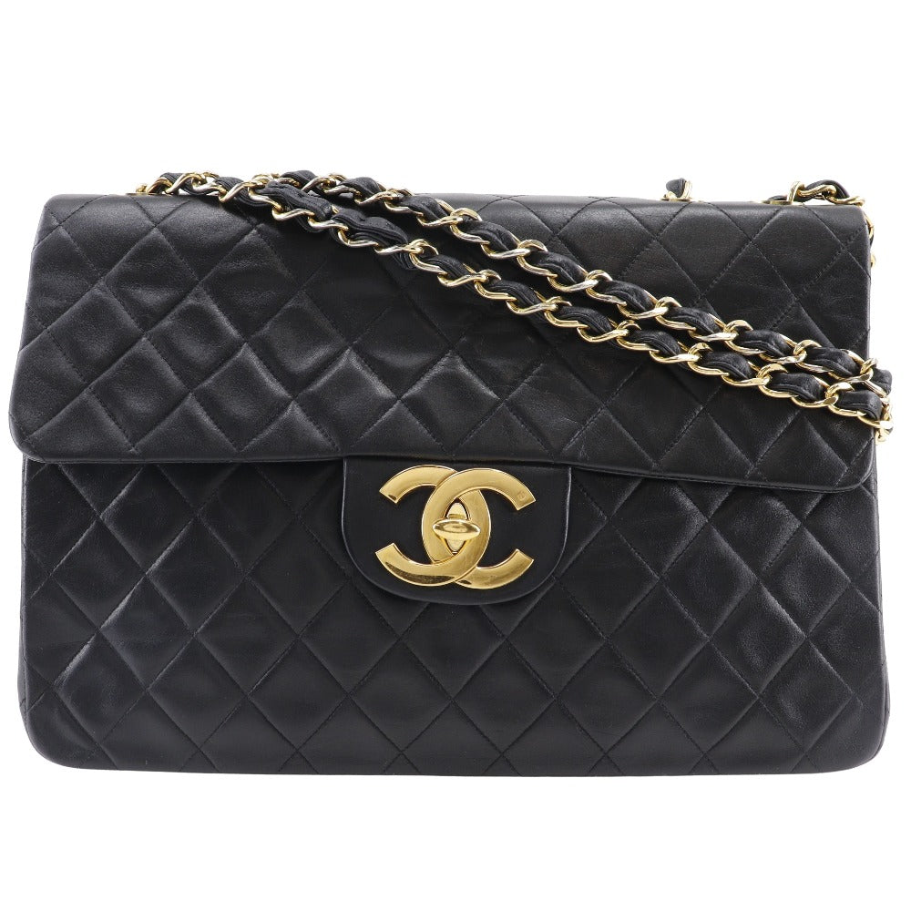 Chanel Lambskin Shoulder Bag A01094 Black