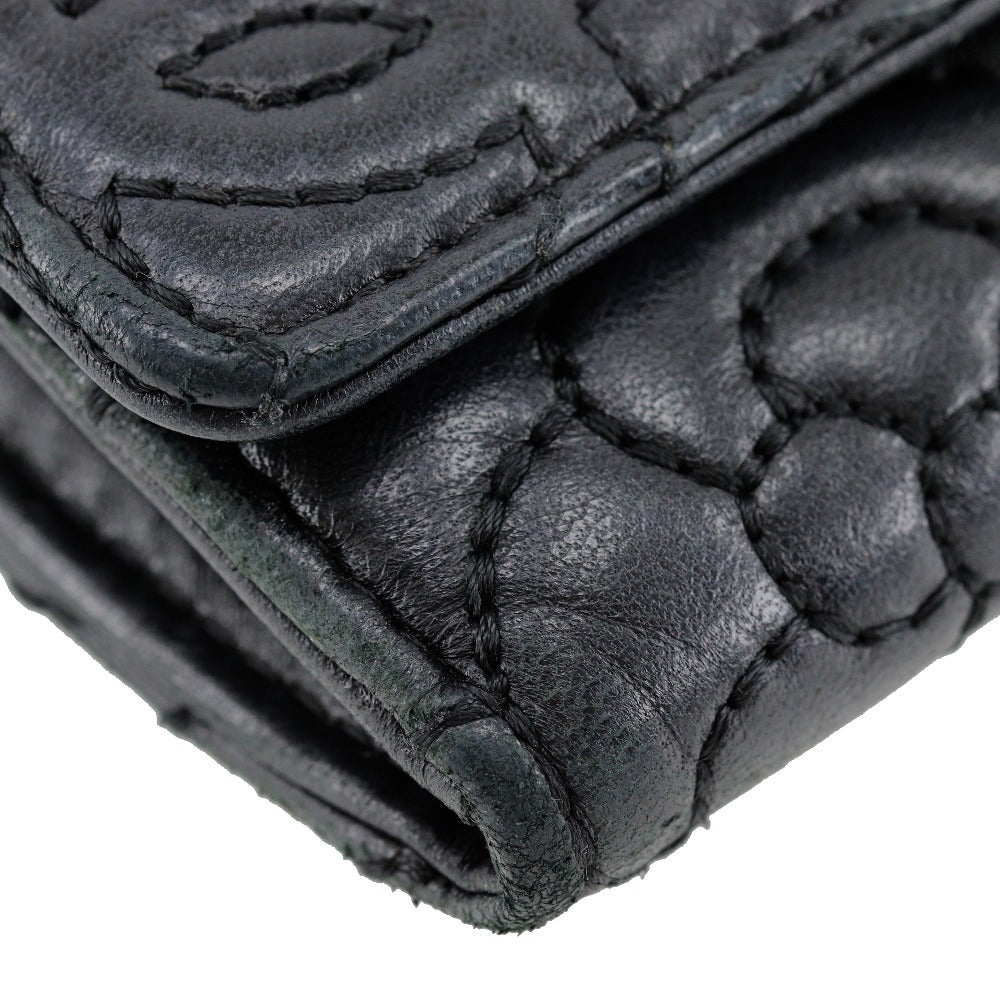 Chanel Camellia No.5 Long Wallet Leather Long Wallet A70620 in New Condition