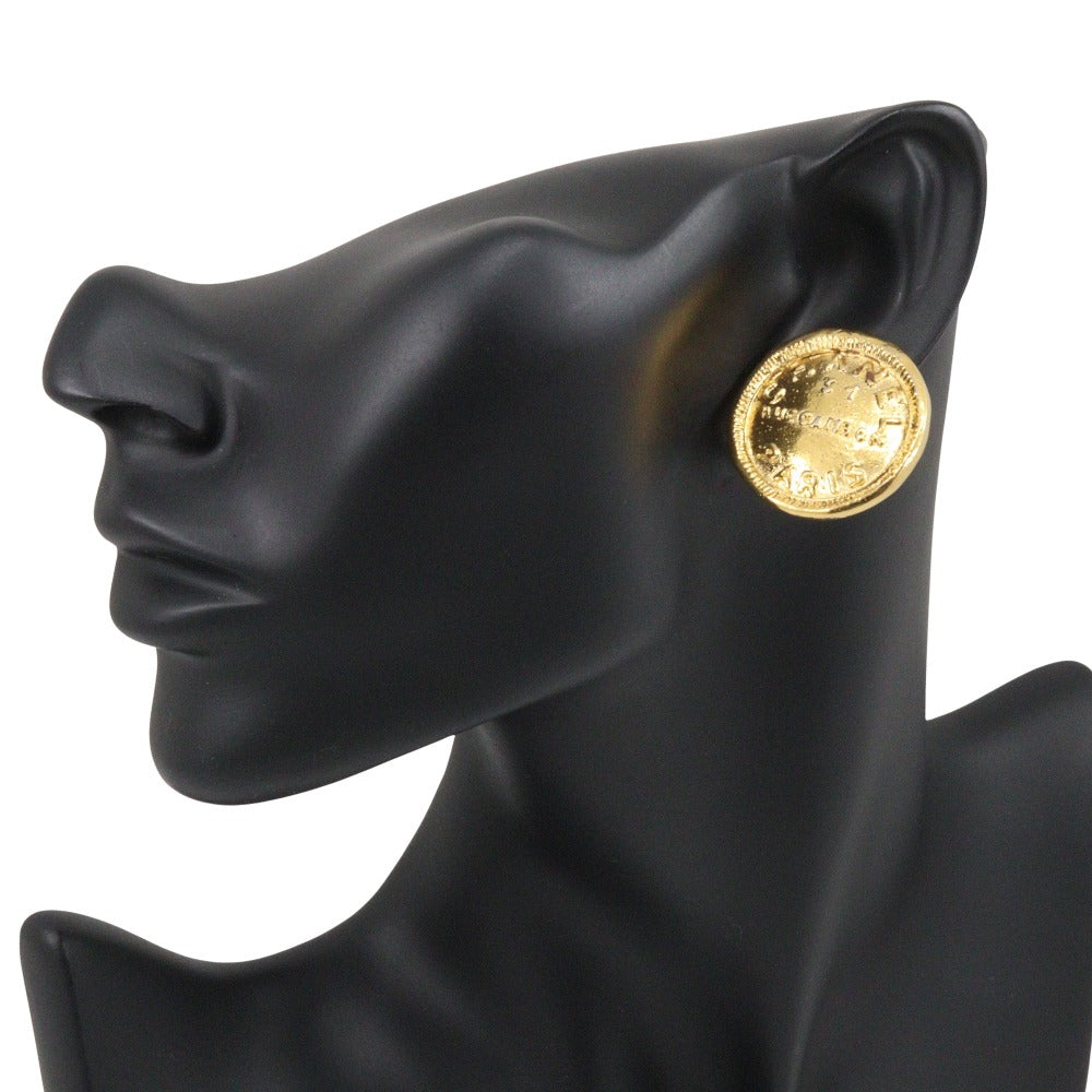 Chanel Vintage Gold Plated Earrings