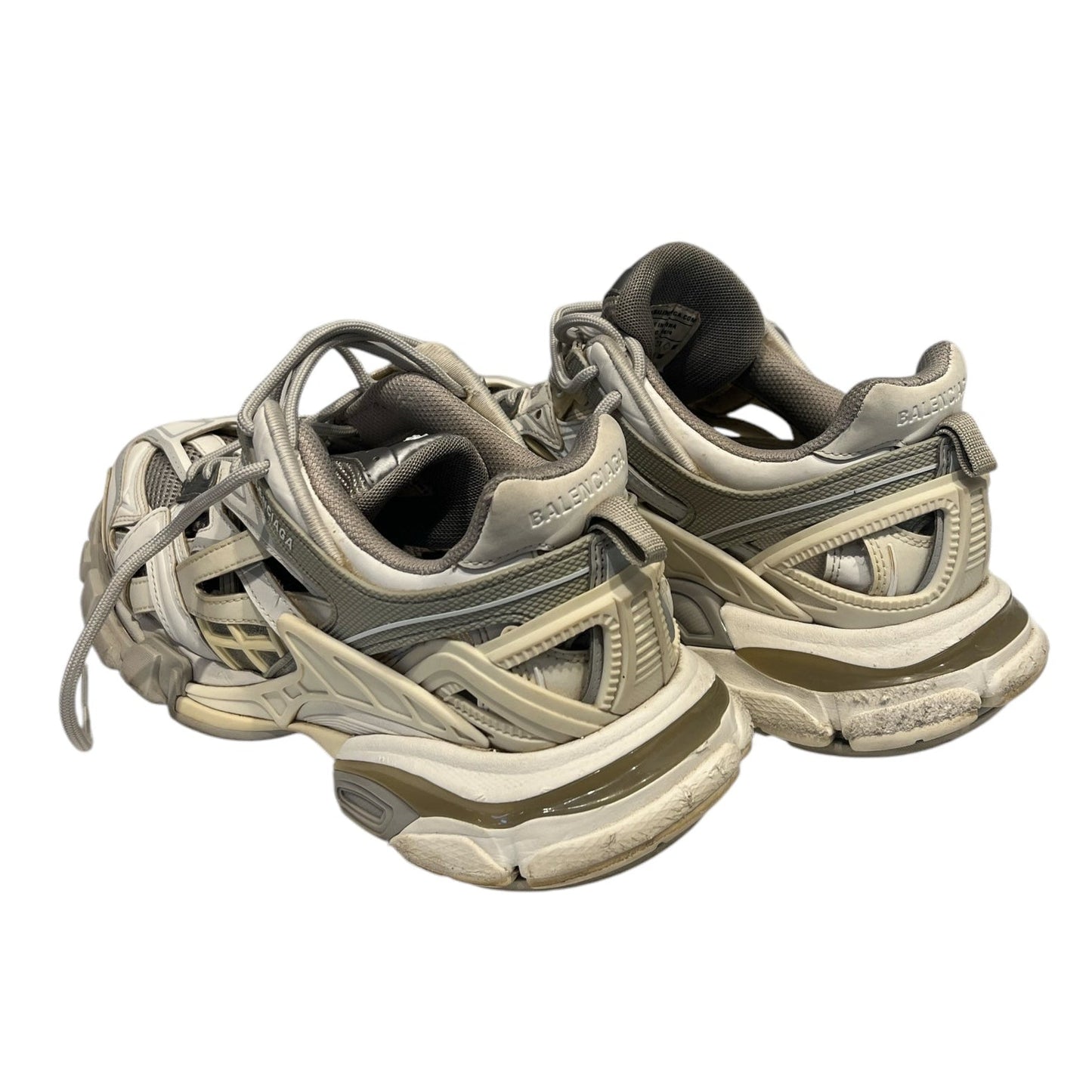 BALENCIAGA/Low-Sneakers/US 7/Leather/WHT/TRACK.2 (WHITE)