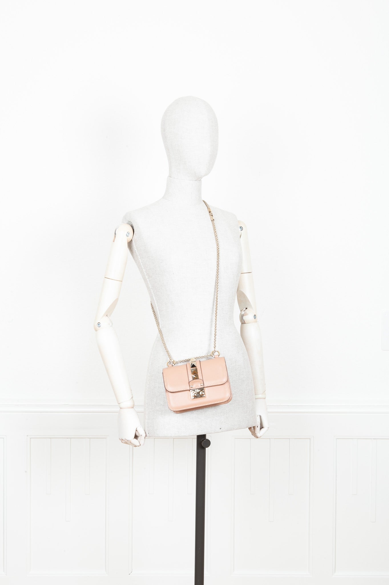 VALENTINO Mini Glam Lock Nude