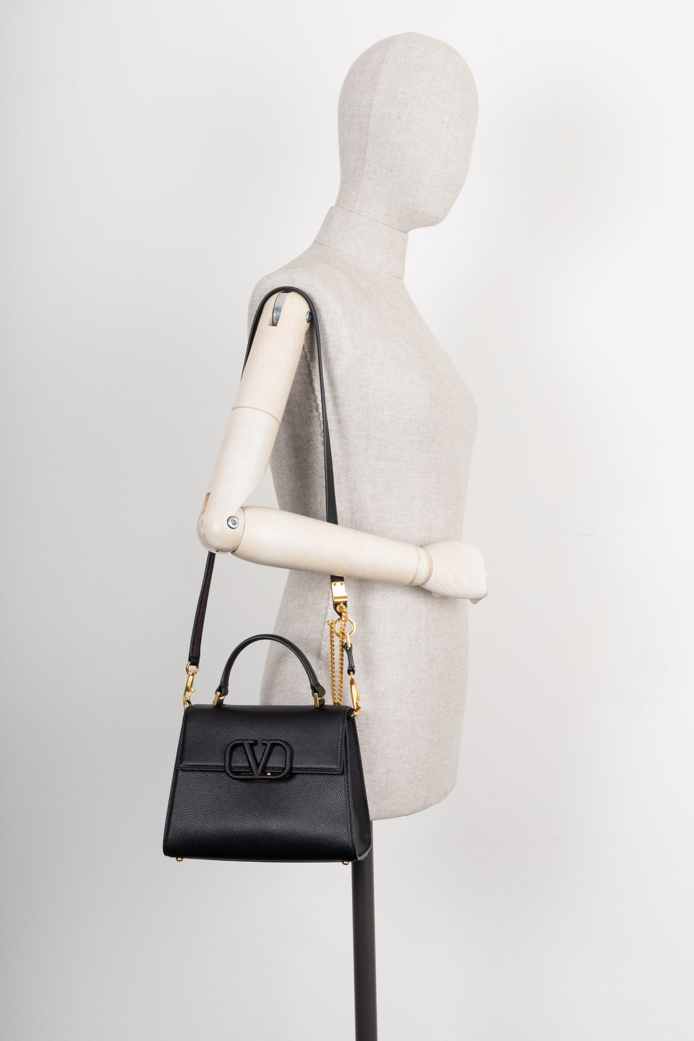 VALENTINO Small VSling Shoulder Bag Black