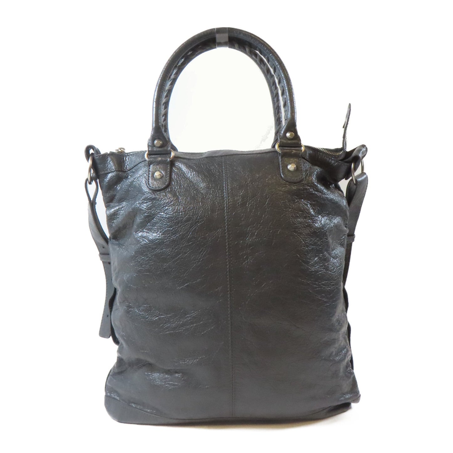 BALENCIAGA 羊皮皮革Classic Square�灰色