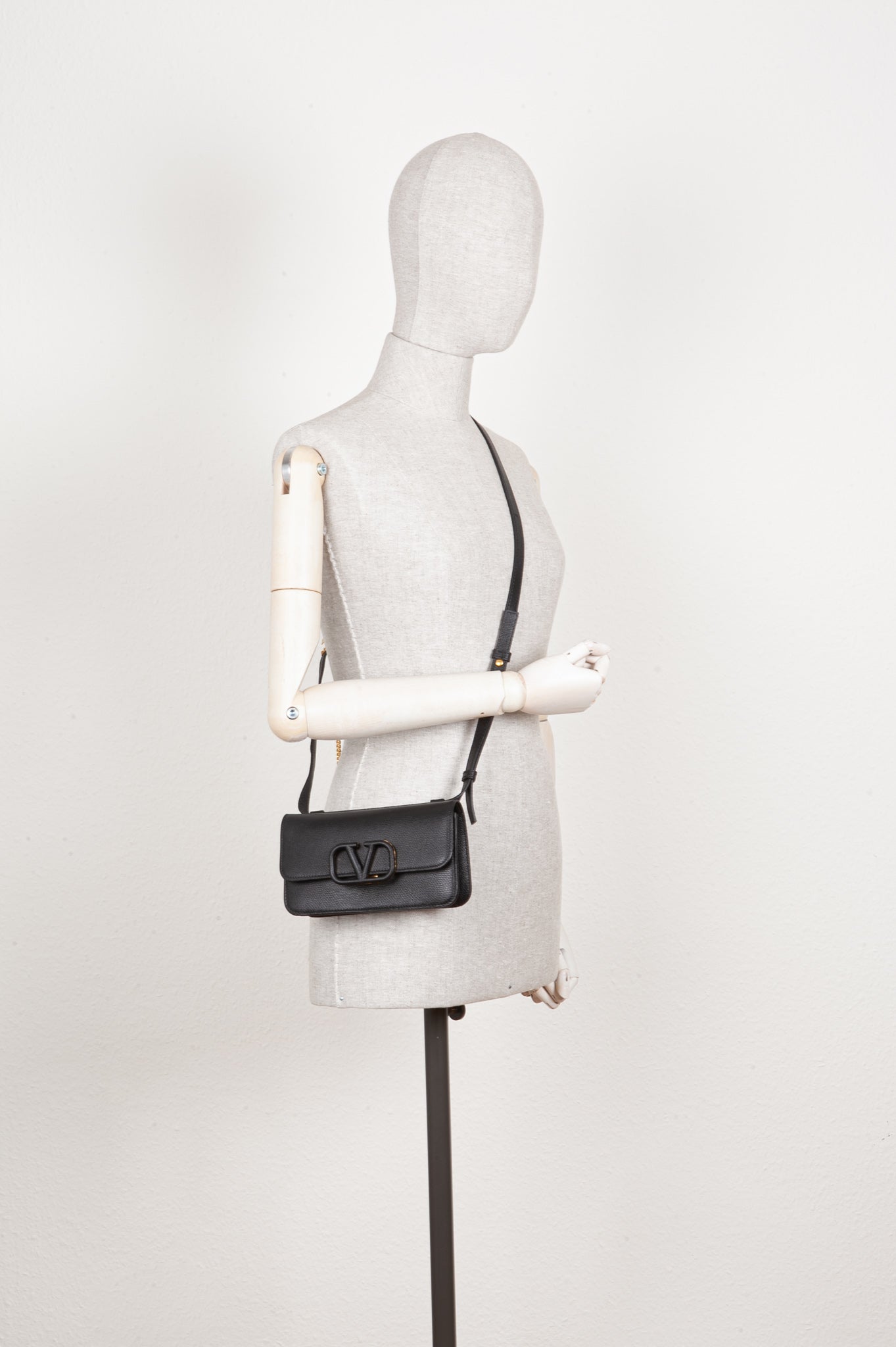 VALENTINO V Sling Crossbody Bag Black