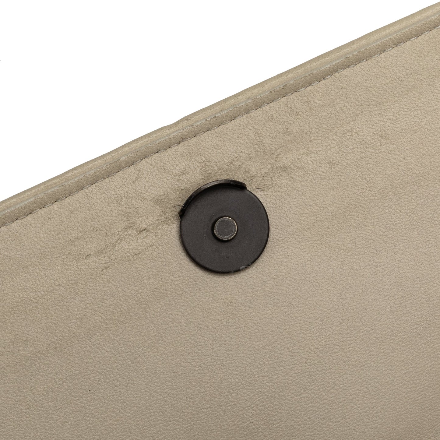 White Bottega Veneta Small Intrecciato Mist Olympia Shoulder Bag