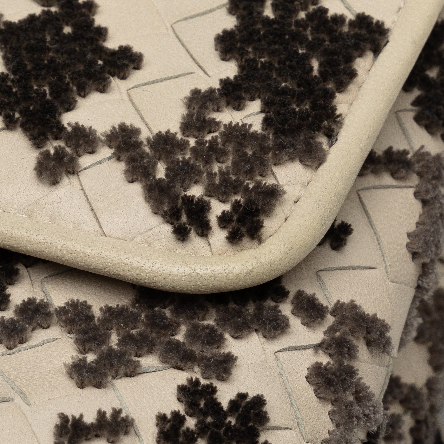 White Bottega Veneta Small Intrecciato Mist Olympia Shoulder Bag