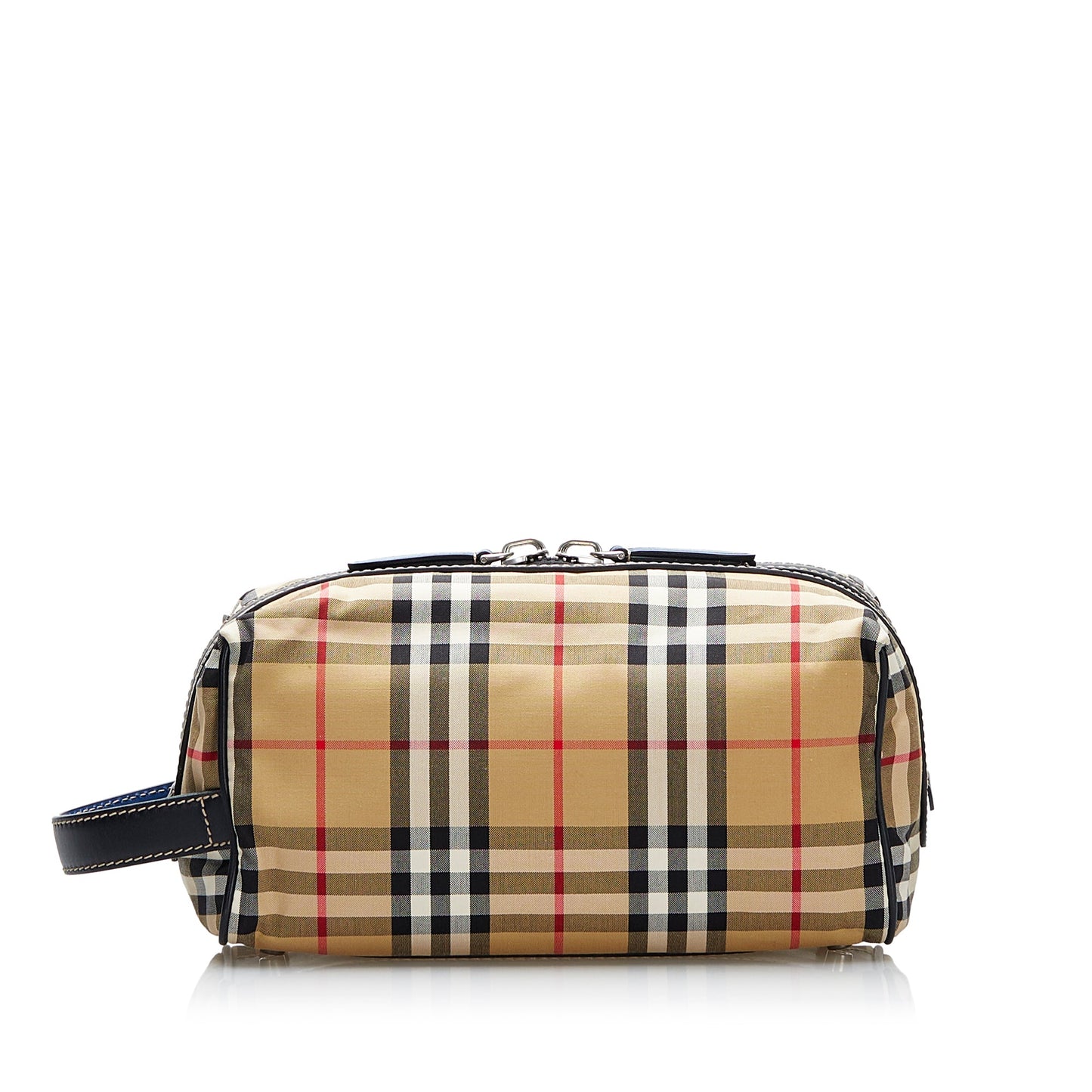 Brown Burberry House Check Pouch