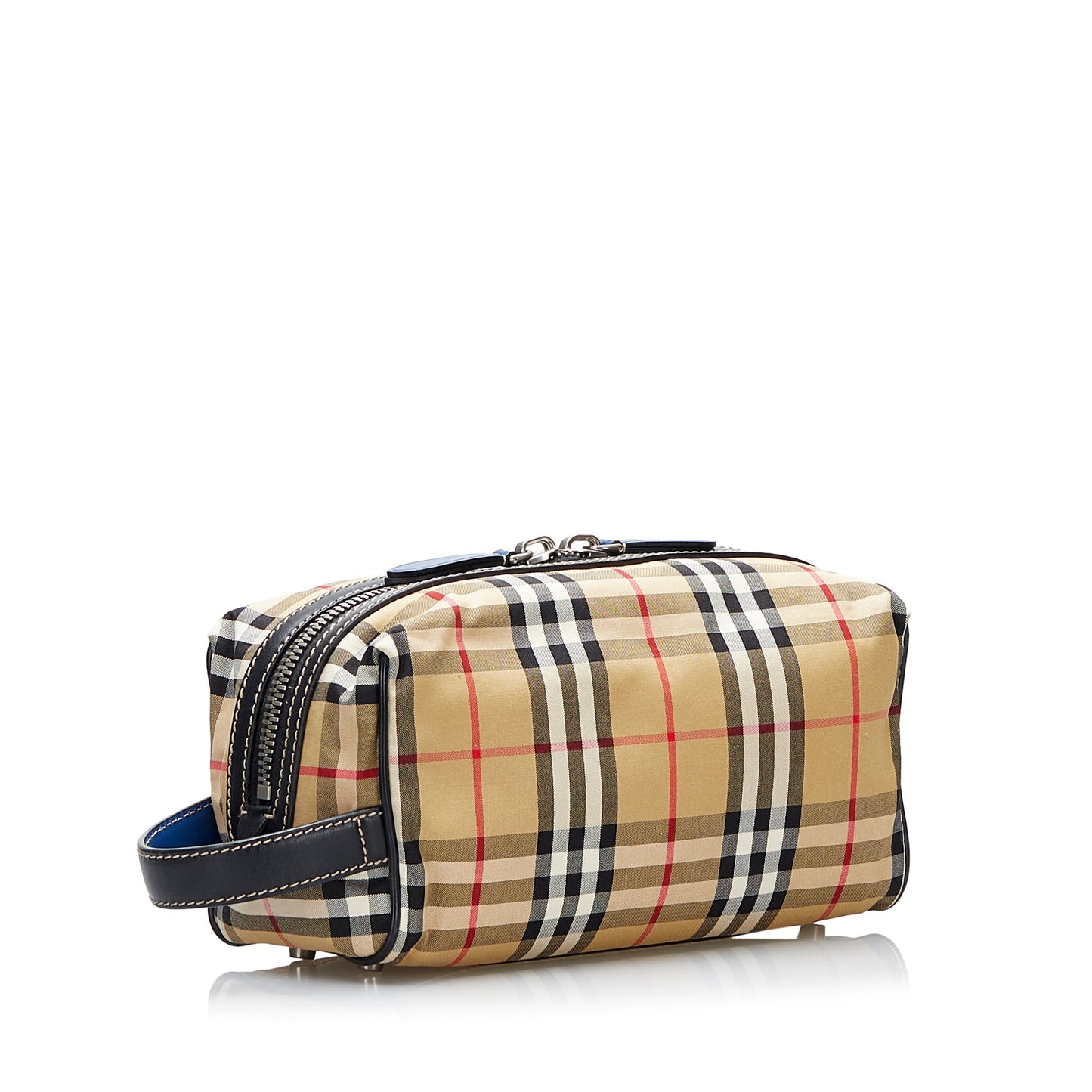 Brown Burberry House Check Pouch