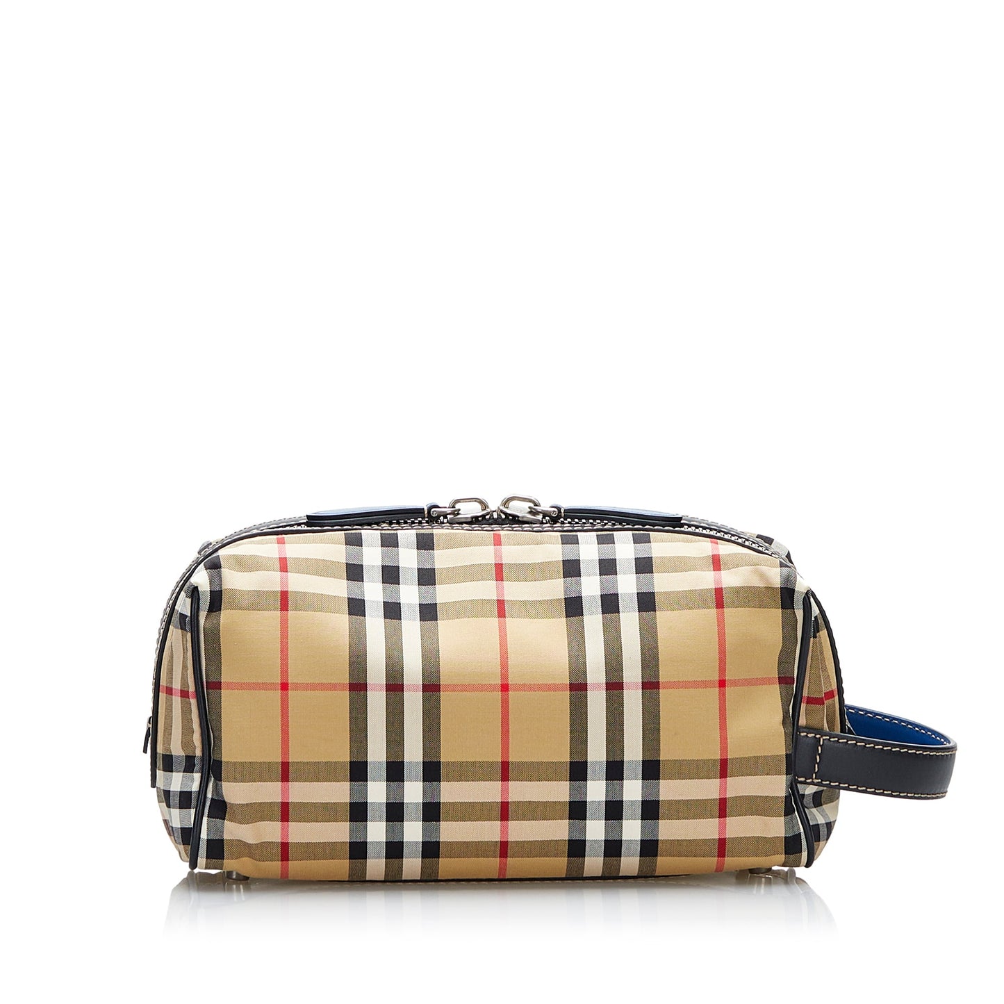 Brown Burberry House Check Pouch