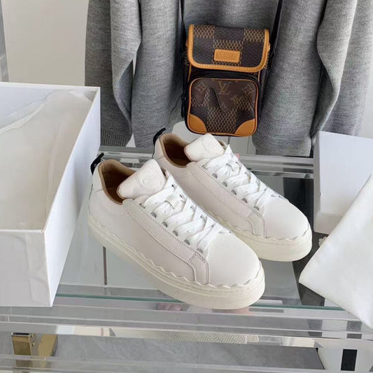 Chloe Lauren Sneaker White Calfskin