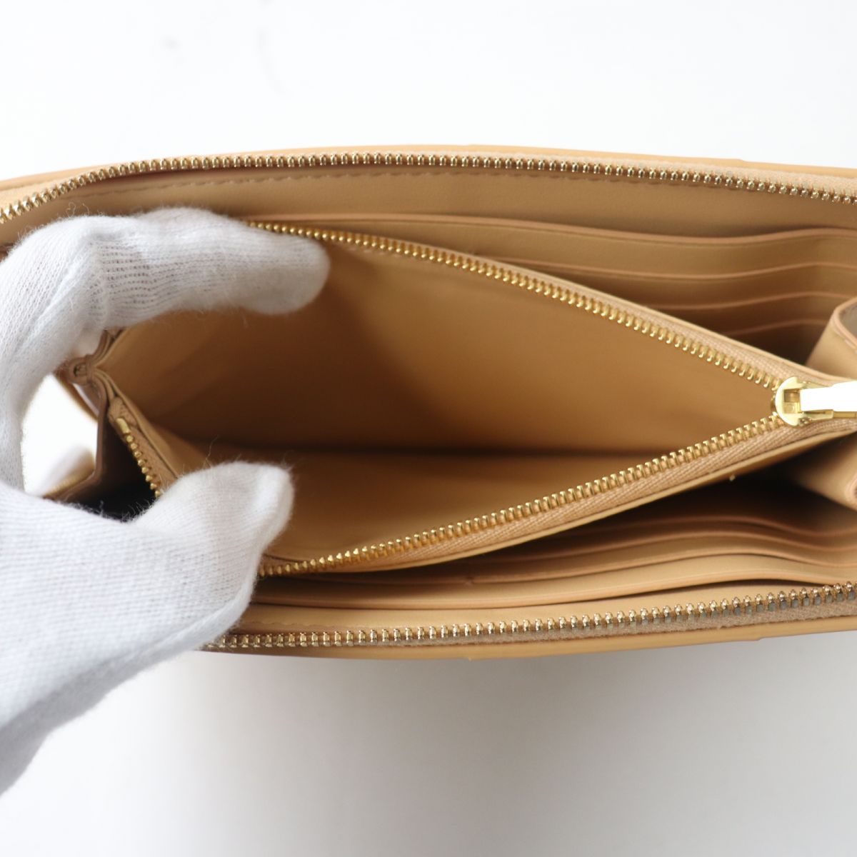 Bottega Veneta Cassette Maxi Leather Wallet