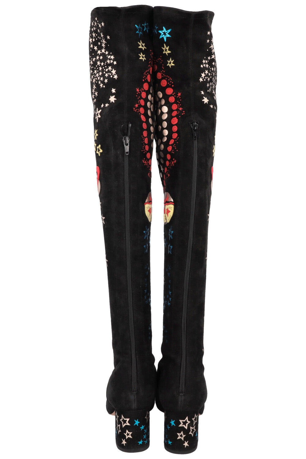 VALENTINO Astro Couture Overknee Boots Black