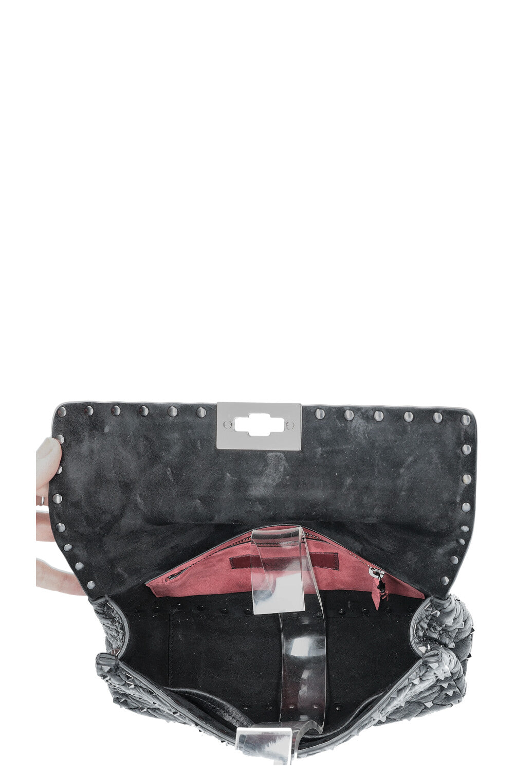 VALENTINO Rockstud Spike Bag Medium Black