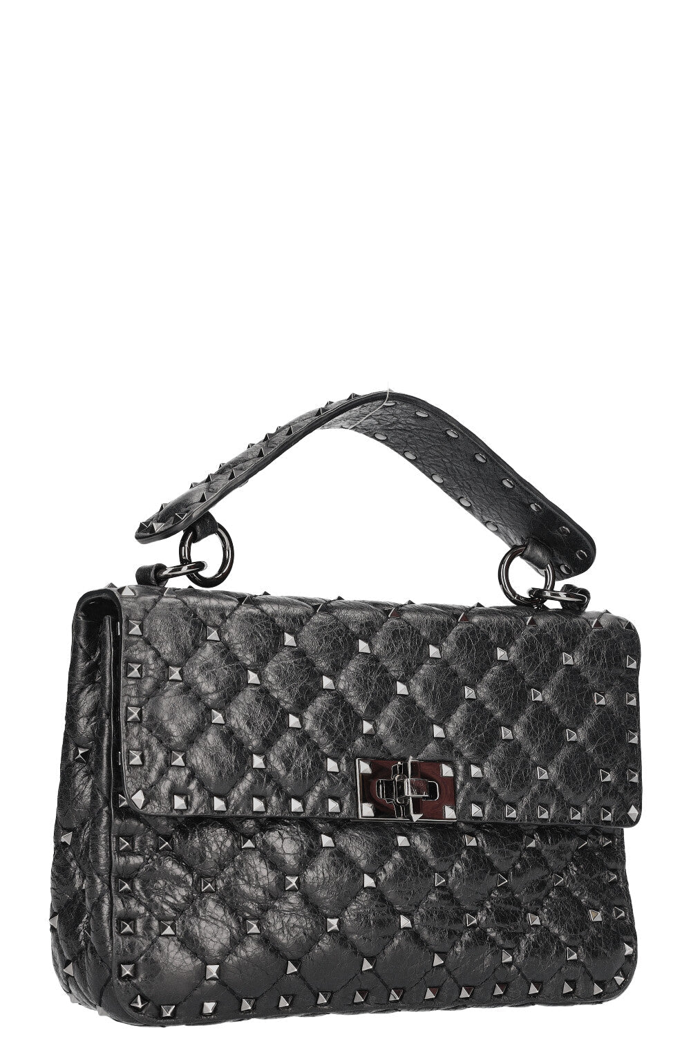 VALENTINO Rockstud Spike Bag Medium Black