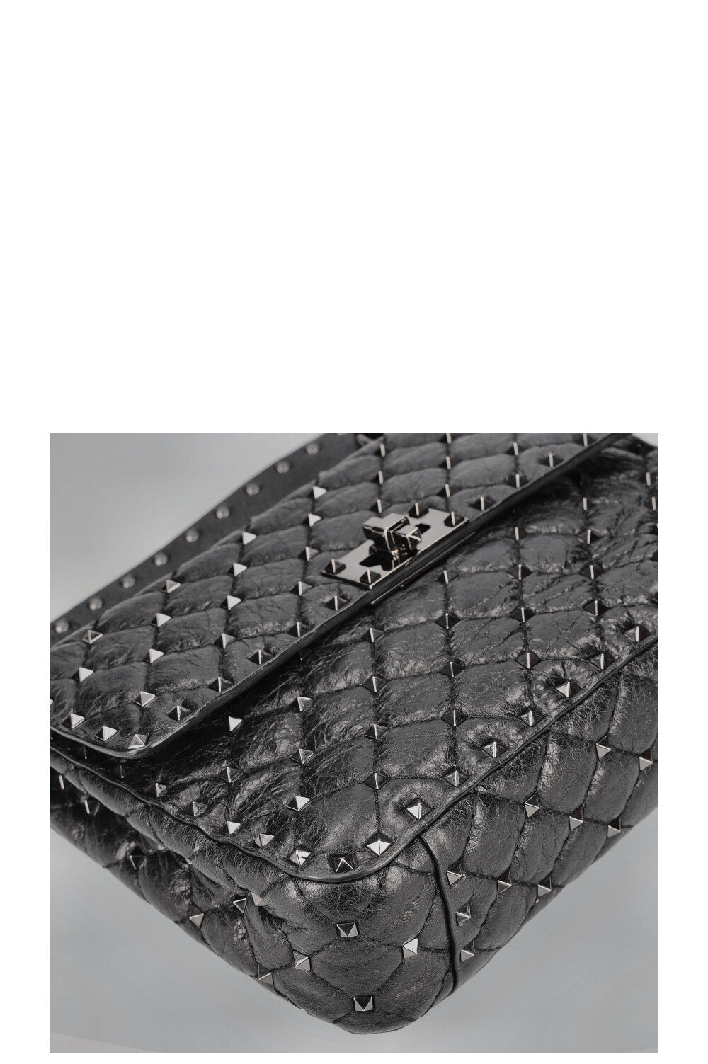 VALENTINO Rockstud Spike Bag Medium Black
