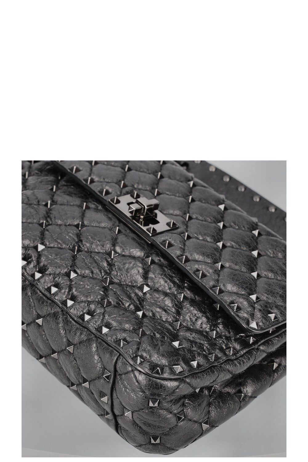 VALENTINO Rockstud Spike Bag Medium Black