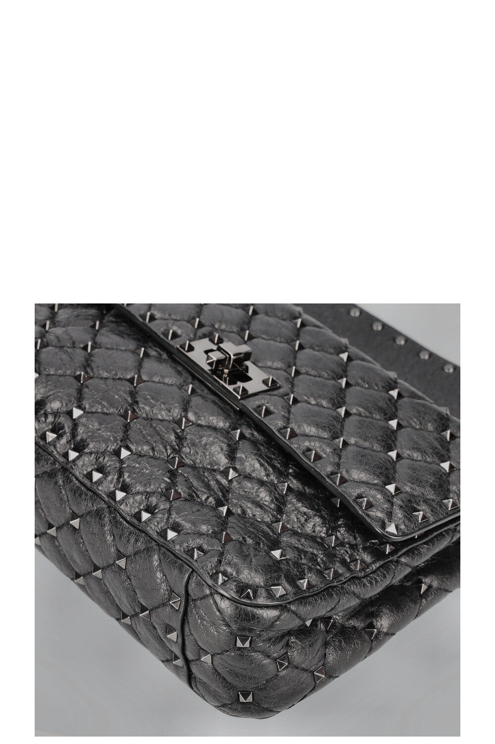 VALENTINO Rockstud Spike Bag Medium Black
