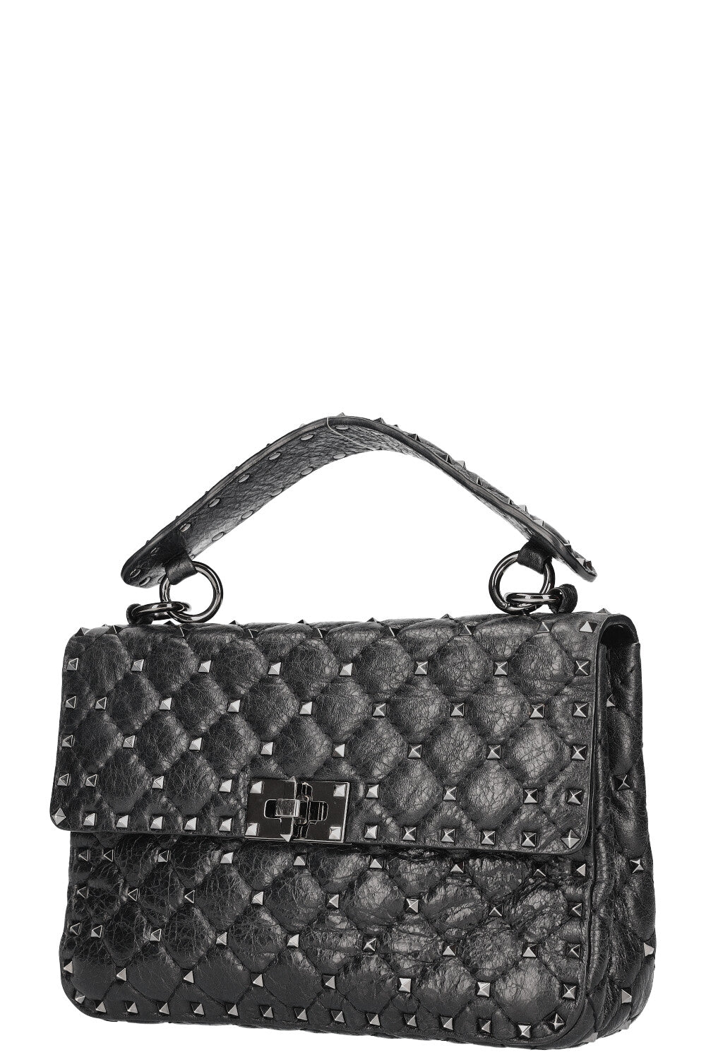 VALENTINO Rockstud Spike Bag Medium Black