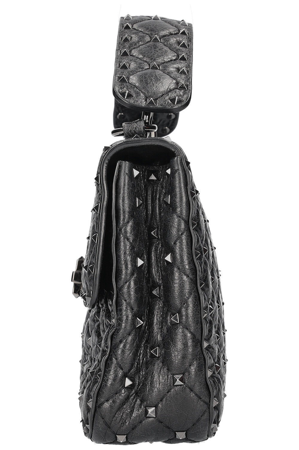 VALENTINO Rockstud Spike Bag Medium Black