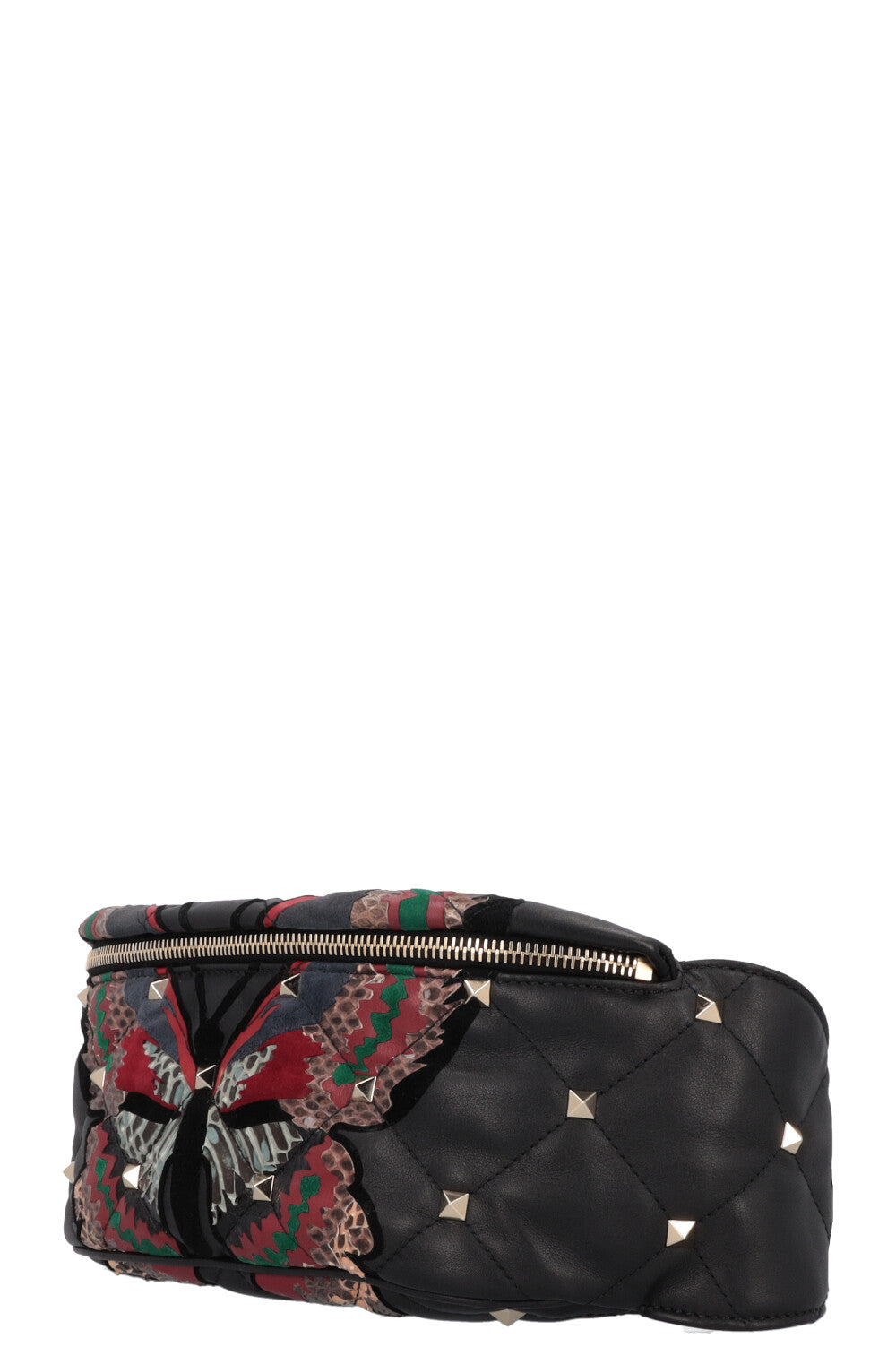 VALENTINO Butterfly Rockstud Belt Bag Black