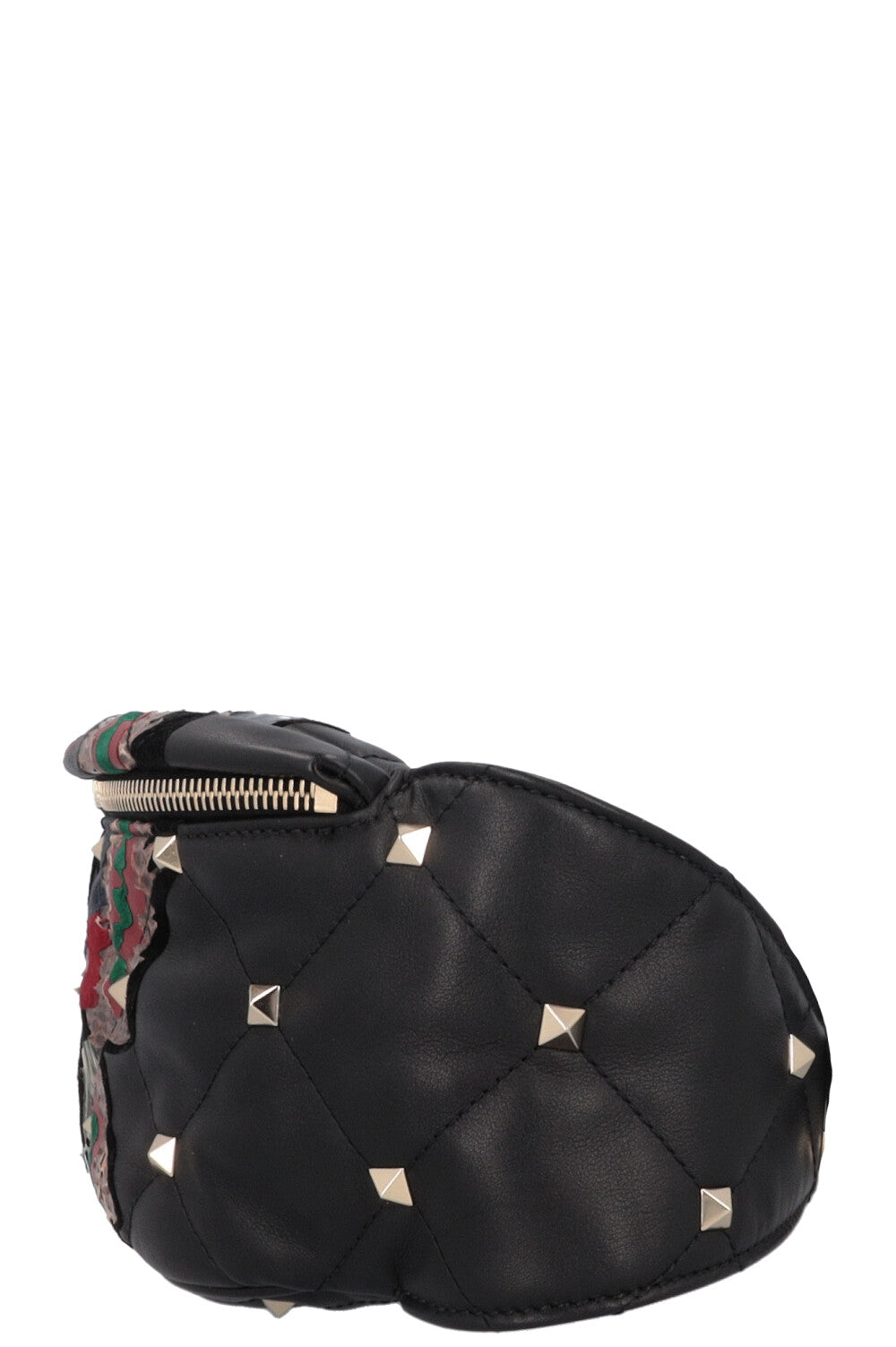 VALENTINO Butterfly Rockstud Belt Bag Black