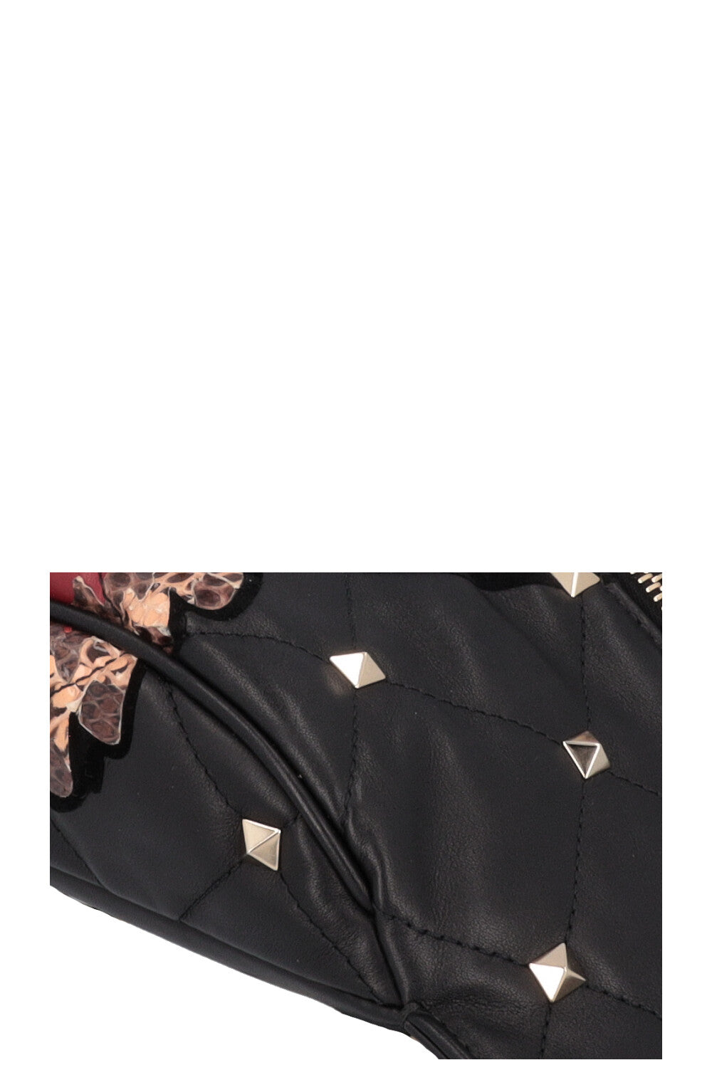 VALENTINO Butterfly Rockstud Belt Bag Black