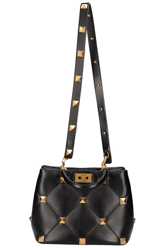 VALENTINO Roman Stud The Handle Bag Black