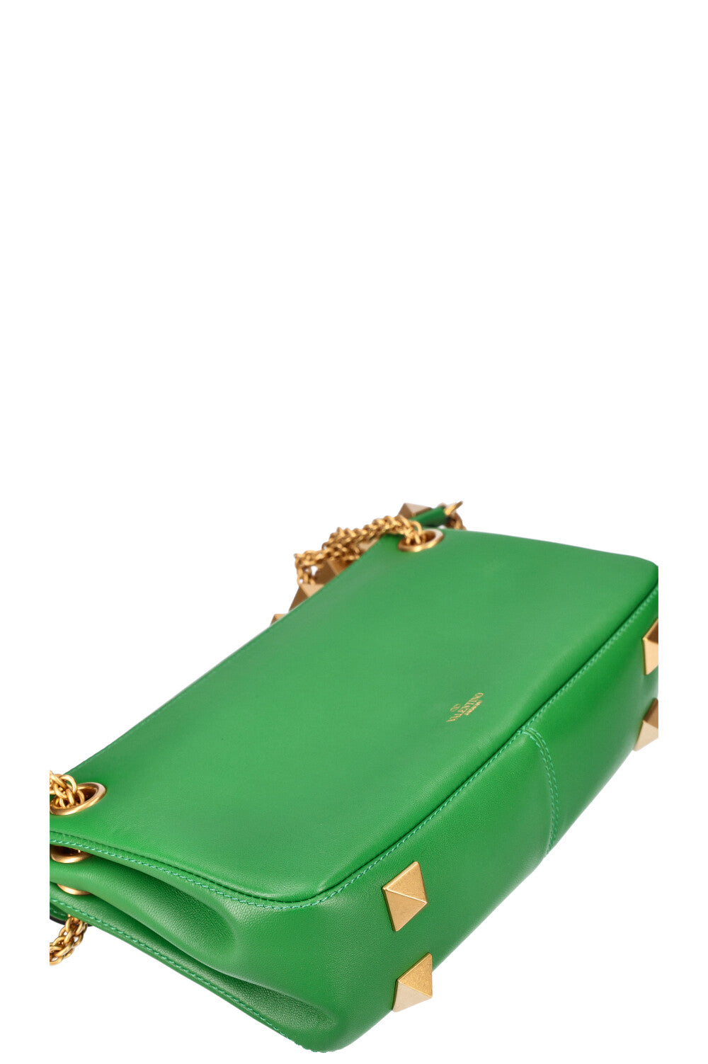 VALENTINO Stud Sign Shoulder Bag Green