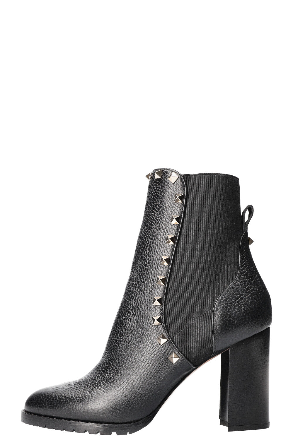 VALENTINO Rockstud Beatle Chelsea Boots Black