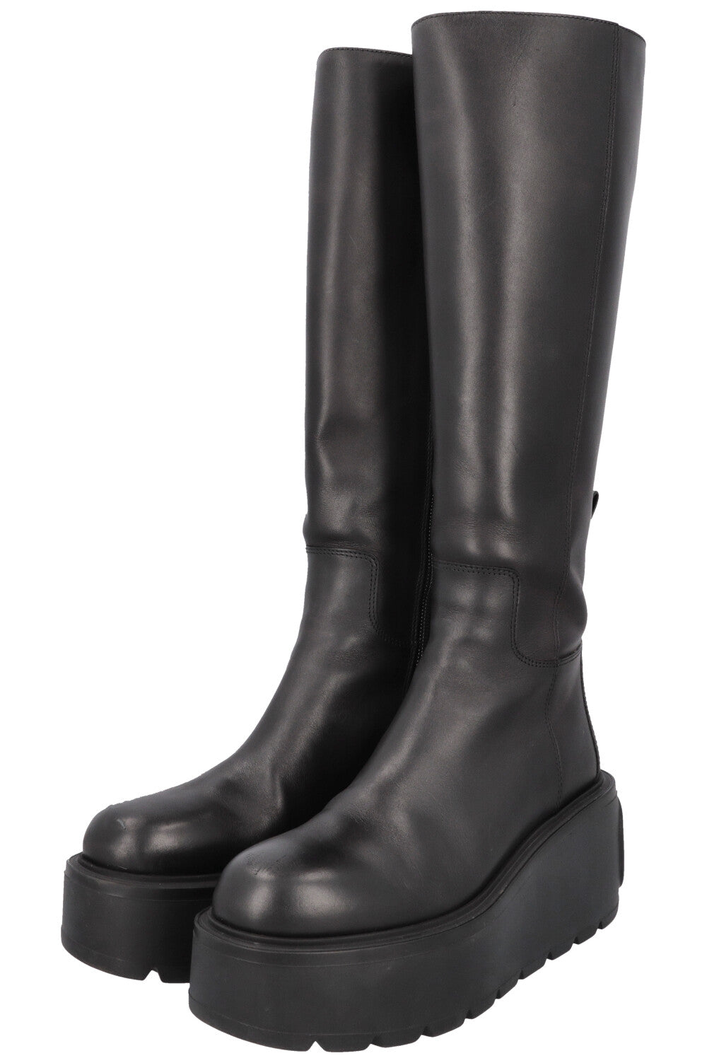 VALENTINO Uniqueform V Logo Boots Black