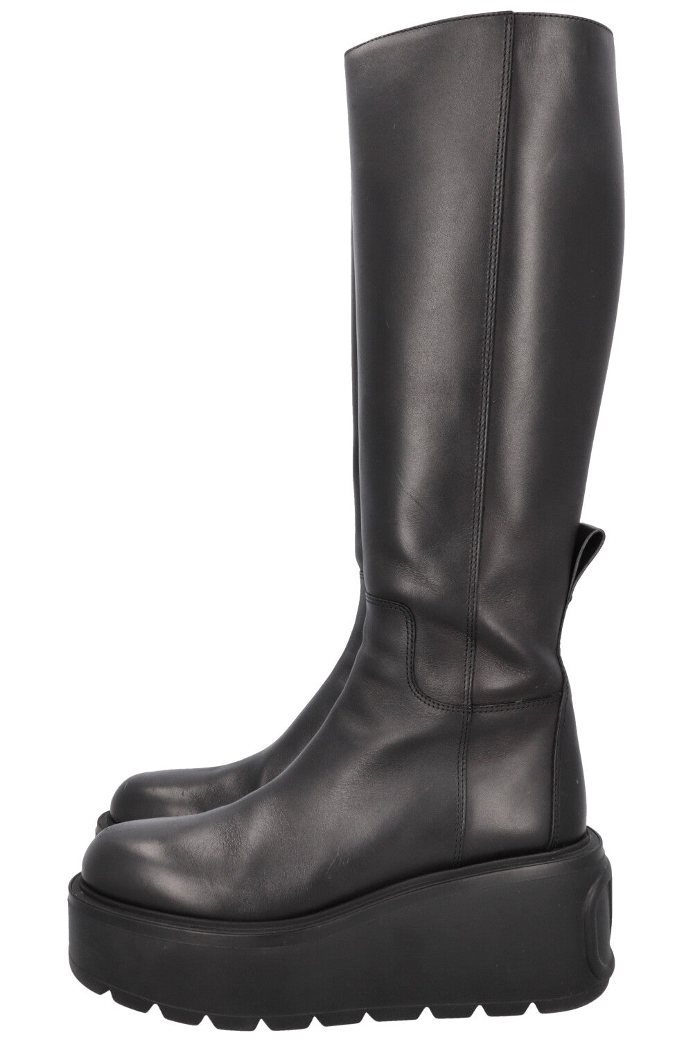VALENTINO Uniqueform V Logo Boots Black