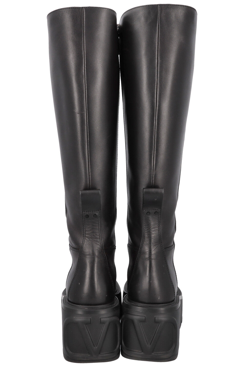 VALENTINO Uniqueform V Logo Boots Black