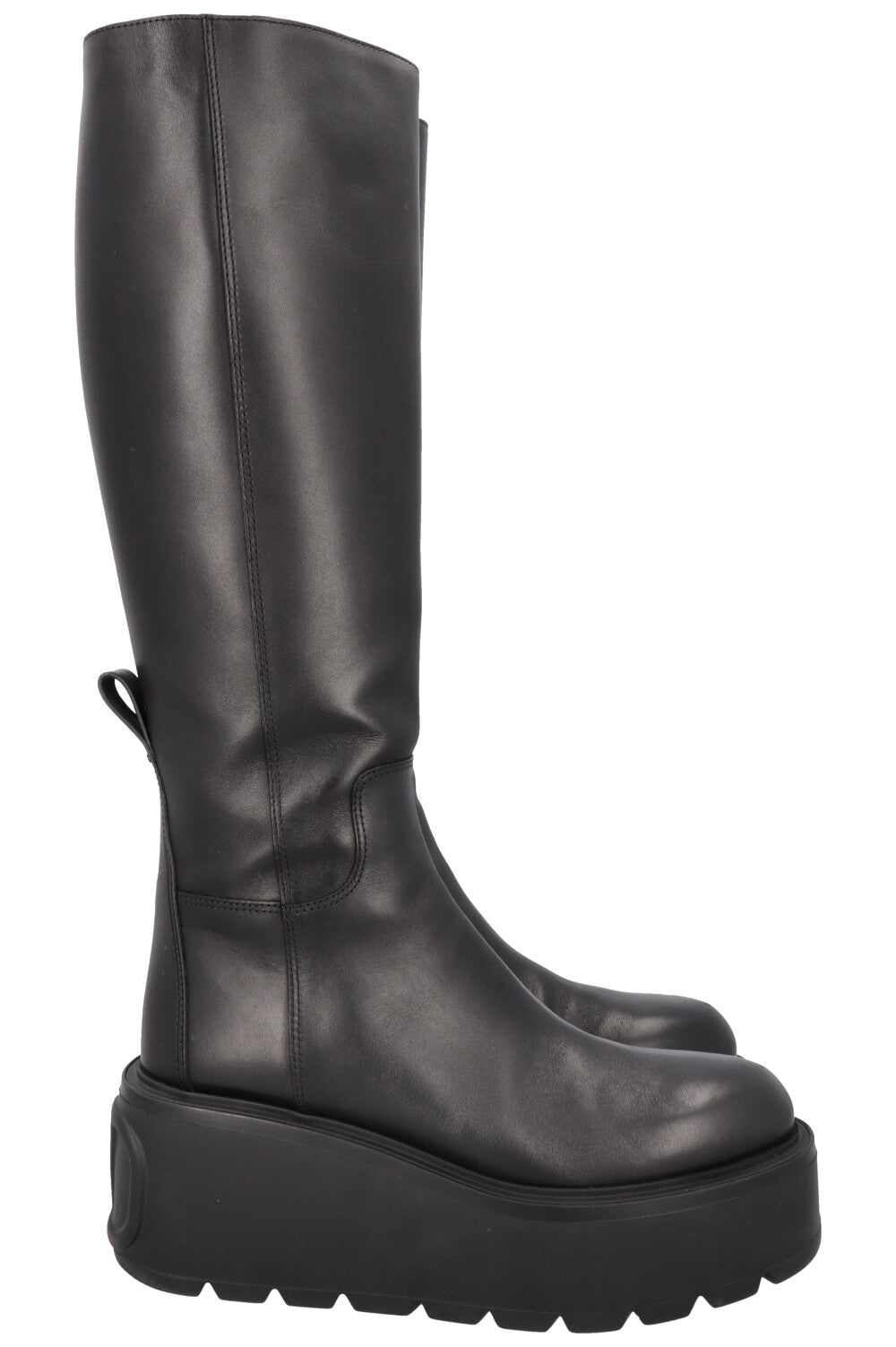 VALENTINO Uniqueform V Logo Boots Black