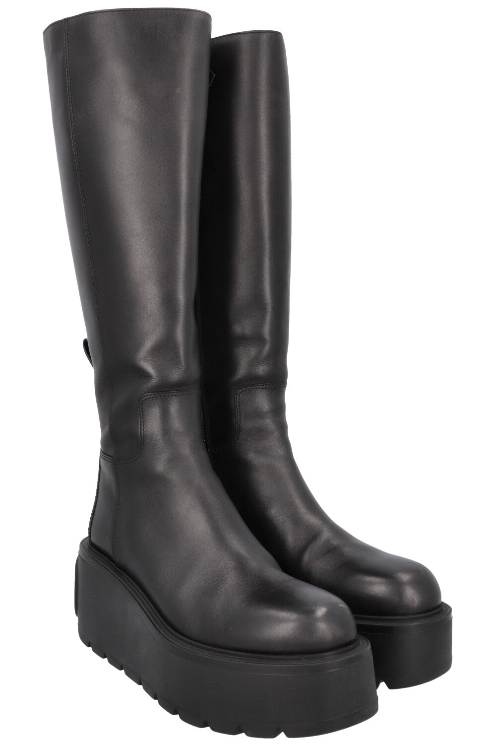 VALENTINO Uniqueform V Logo Boots Black