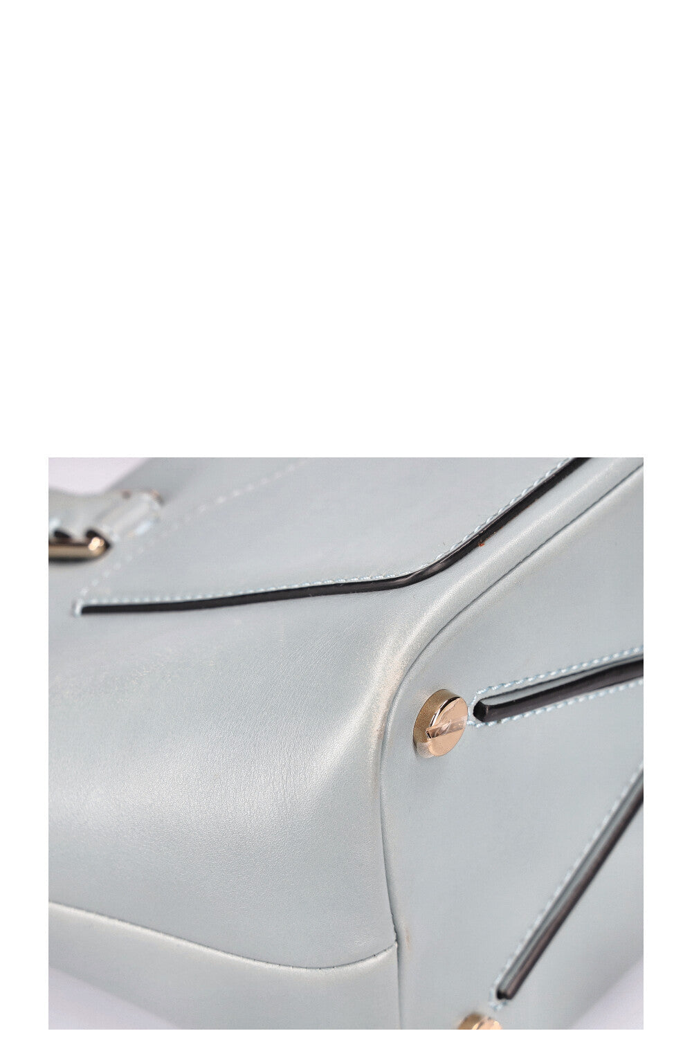 VALENTINO Demilune Rockstud Bag Light Blue