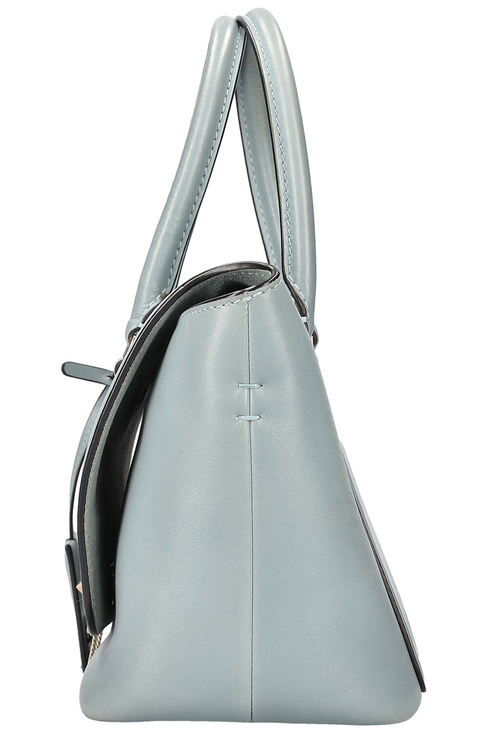 VALENTINO Demilune Rockstud Bag Light Blue