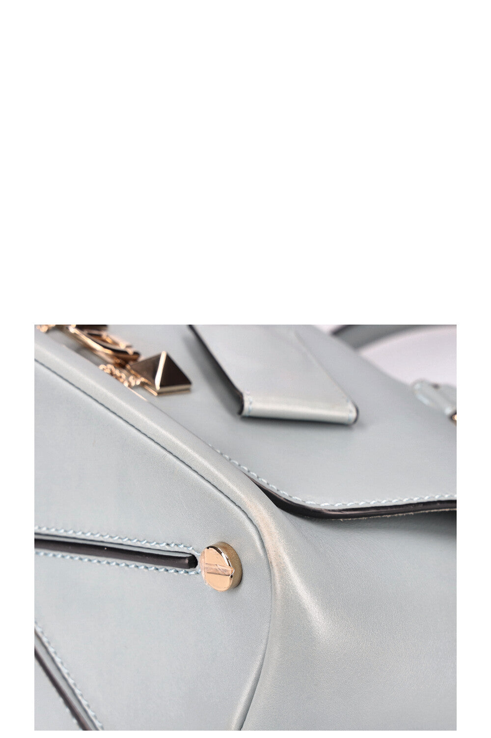 VALENTINO Demilune Rockstud Bag Light Blue