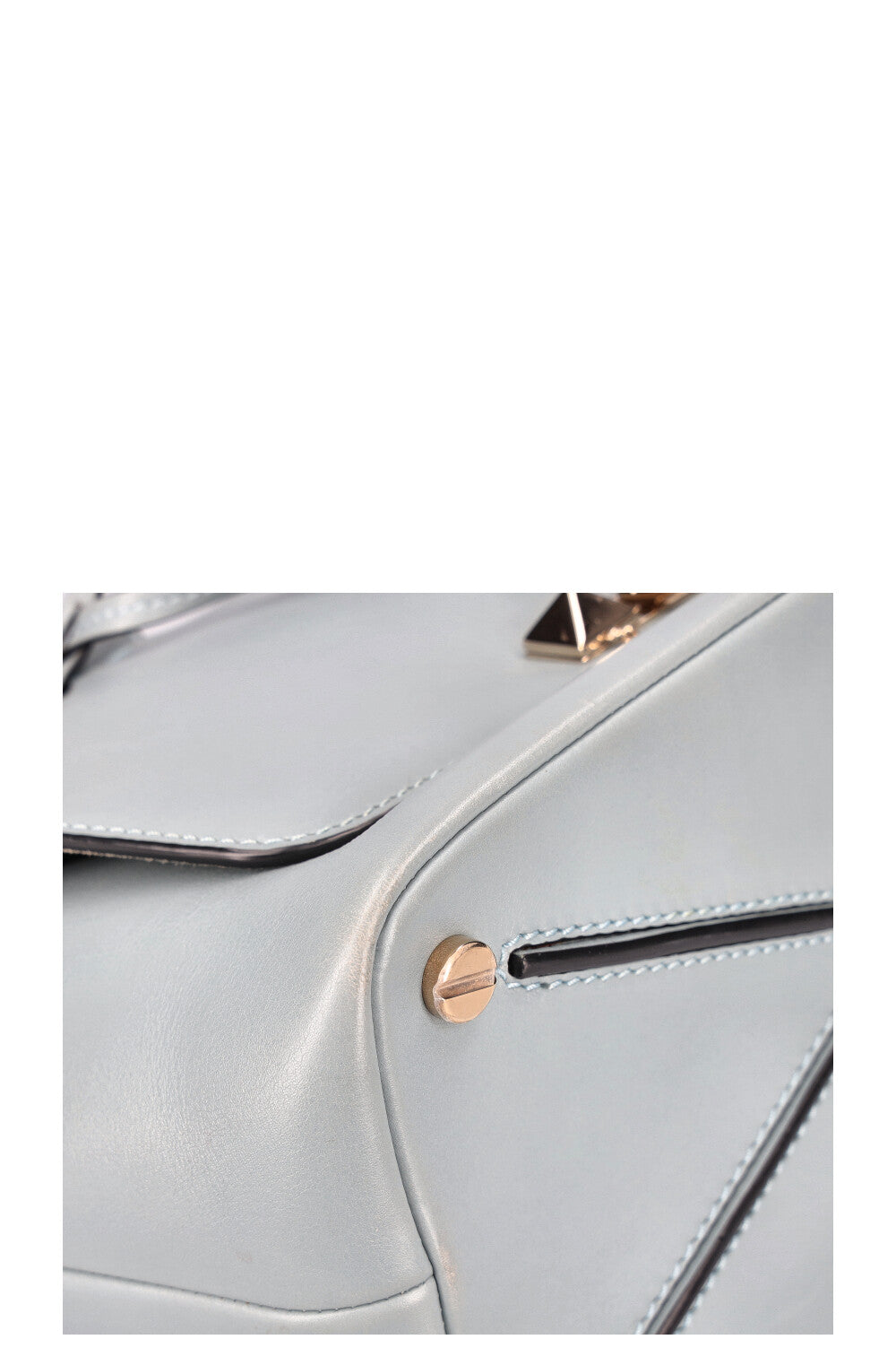 VALENTINO Demilune Rockstud Bag Light Blue