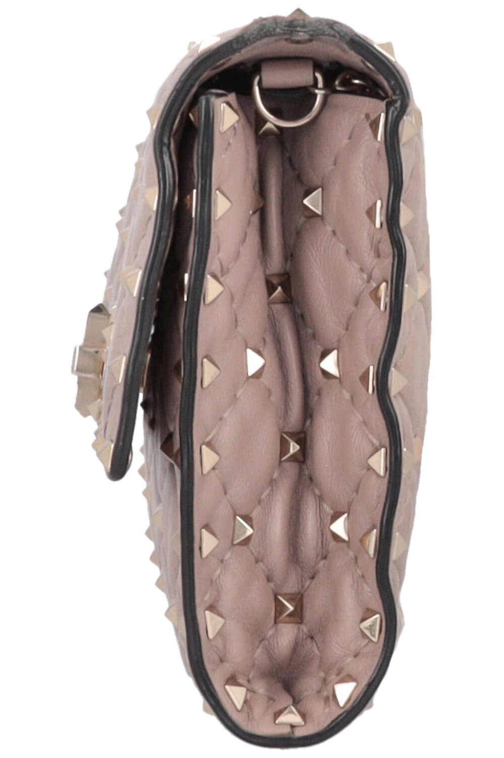 VALENTINO Rockstud Spike Crossbody Bag Nude