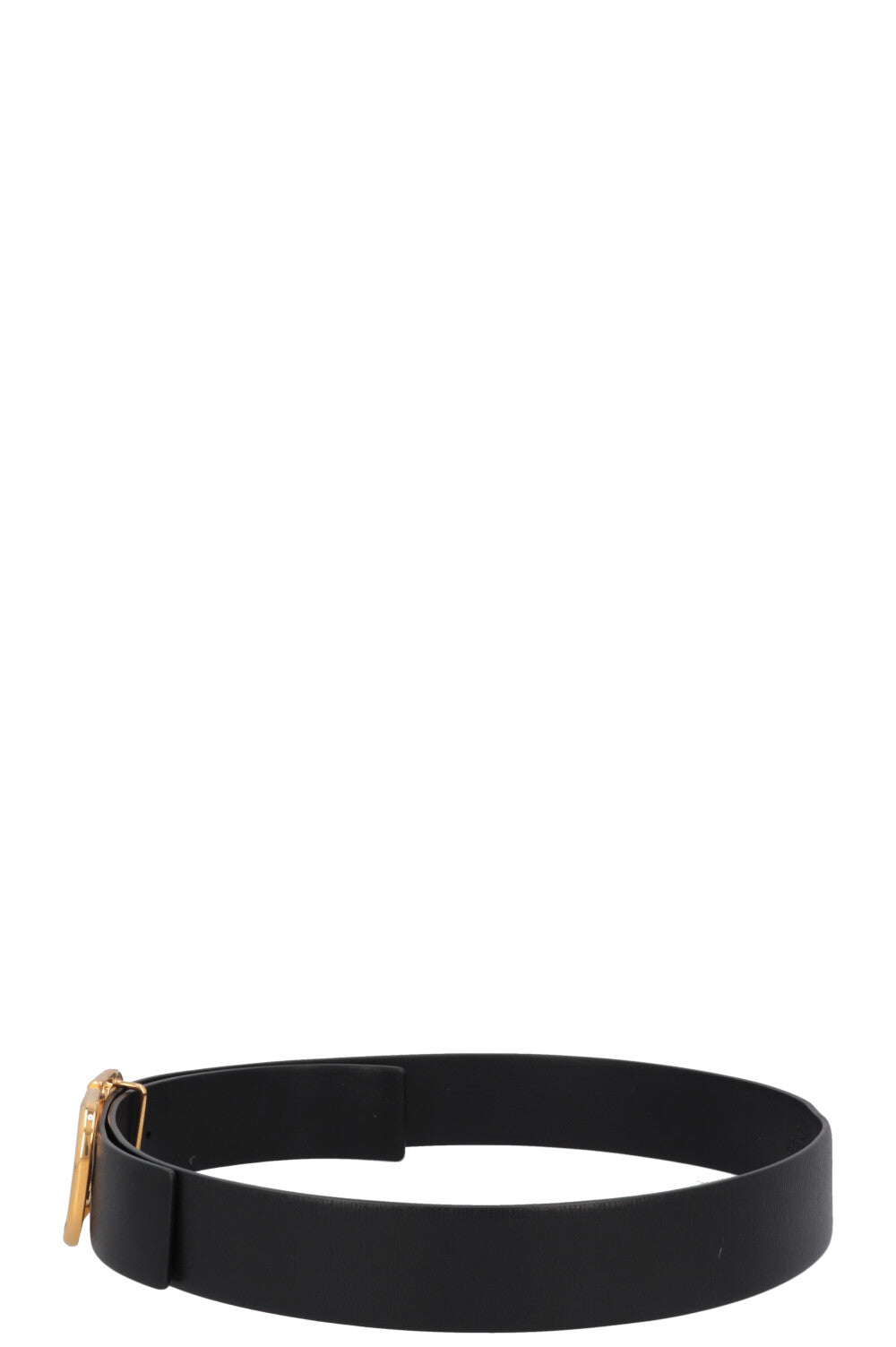 VALENTINO V Logo Belt 40mm Leather Black