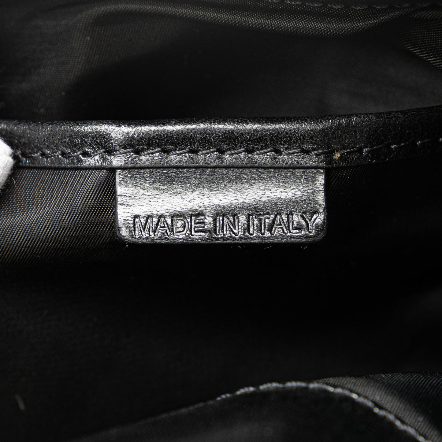 Gray Burberry Studded Beat Check Nylon Tote