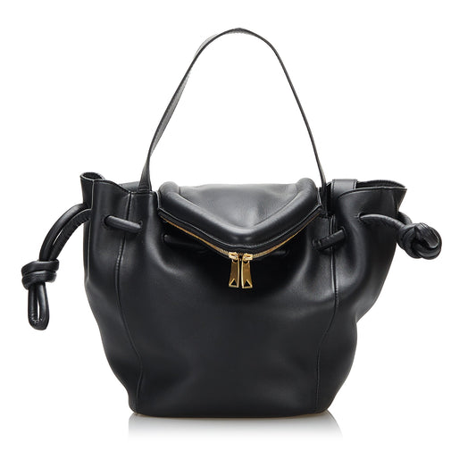 Black Bottega Veneta Beak Handbag