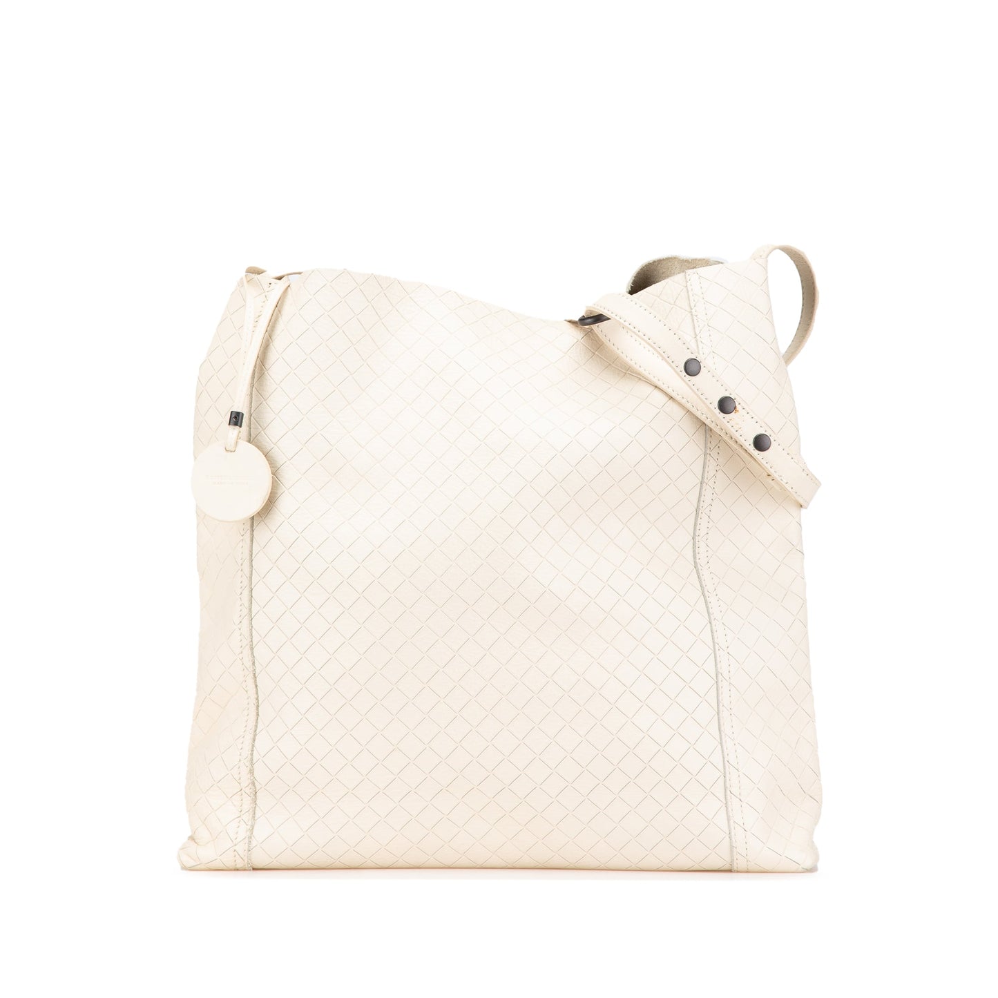 White Bottega Veneta Intrecciomirage Crossbody