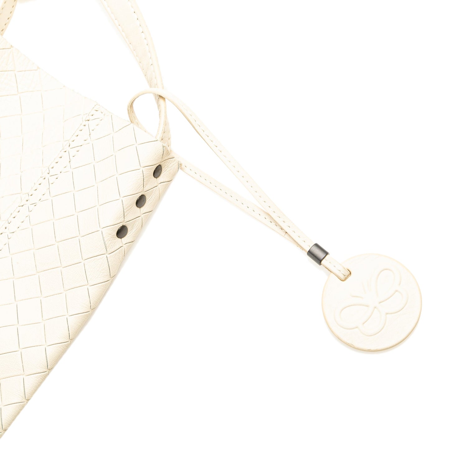 White Bottega Veneta Intrecciomirage Crossbody