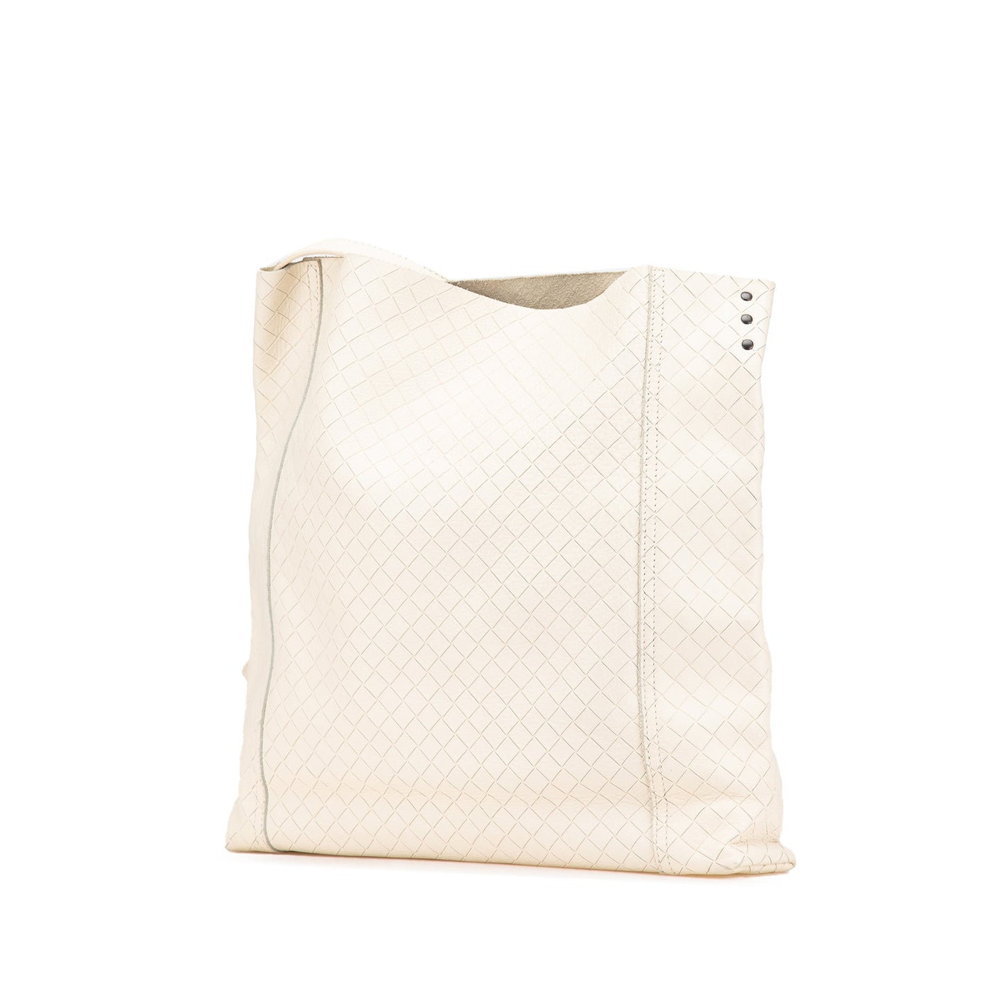 White Bottega Veneta Intrecciomirage Crossbody