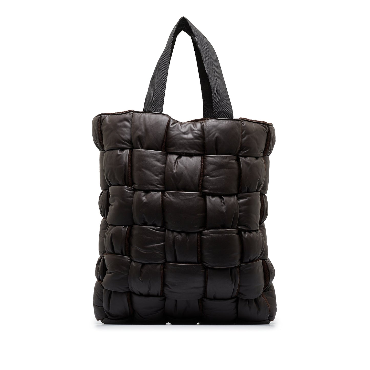 Black Bottega Veneta Padded Maxi Intrecciato Tote