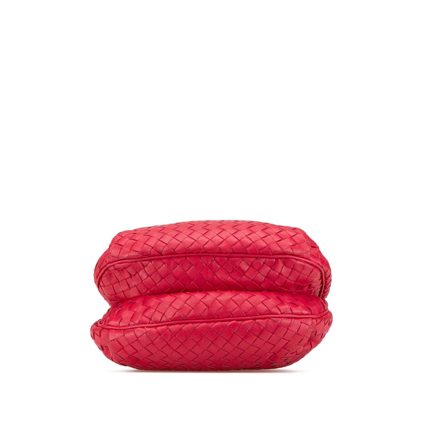 Red Bottega Veneta Nappa Intrecciato Crossbody